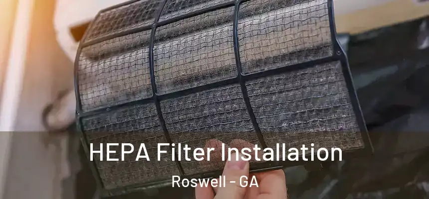  HEPA Filter Installation Roswell - GA